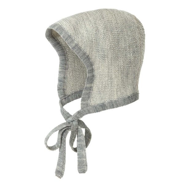 Cappellino in lana merino Disana - Grigio
